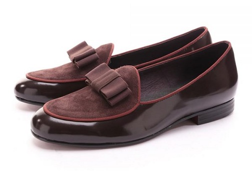 Kahverengi Yaylı Loafer'lar