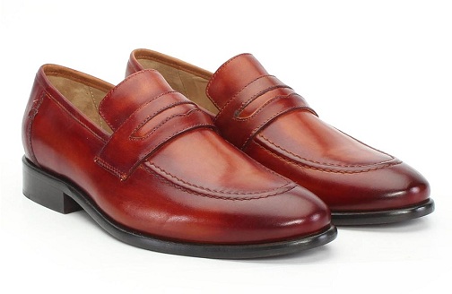 Rudos spalvos „Penny Loafers“