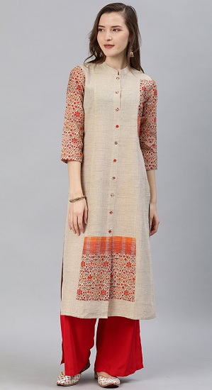 „Khadi Silk Straight Kurta Ladies“