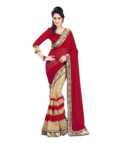 Raudona Laxmipati Saree 3