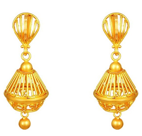 Auksinis „Jhumka“ dizainas 2 g