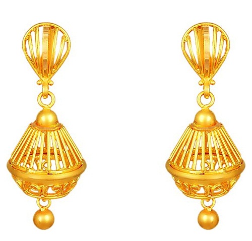 Auksinis „Jhumka“ dizainas 2 g