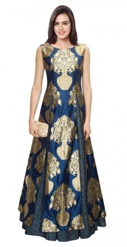 Jacquard Kurti ir Lehenga