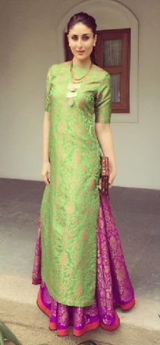 Brocade Lehenga Kurta