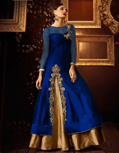 Mašinos darbas Lehenga Kurta