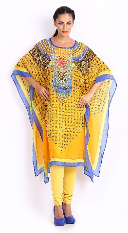 Kaftan Churidar Topas