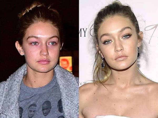 Gigi Hadid makyajsız 11