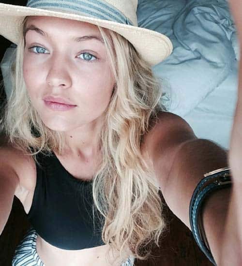 Makyajsız Gigi Hadid 12