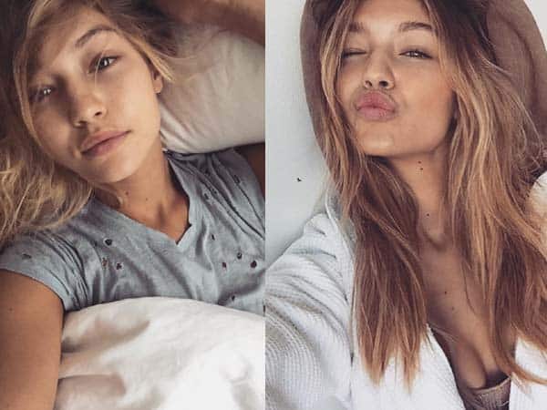 Makyajsız Gigi Hadid 13