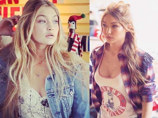 Gigi Hadid be makiažo 3