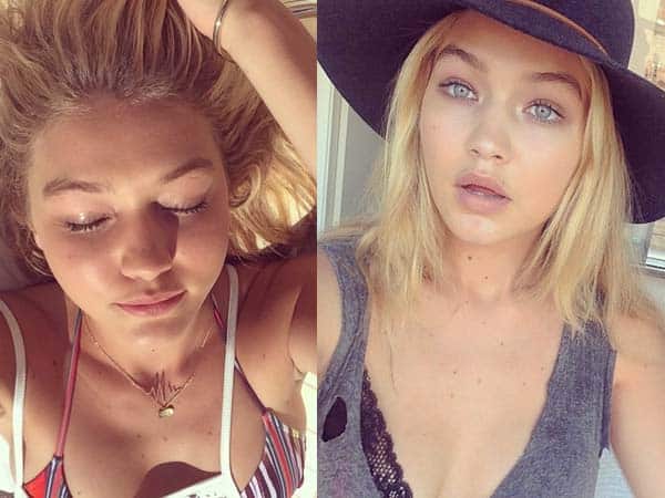 Gigi Hadid be makiažo 6