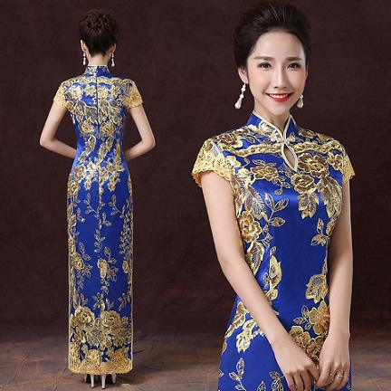 Çin Uzun İpek Elbise