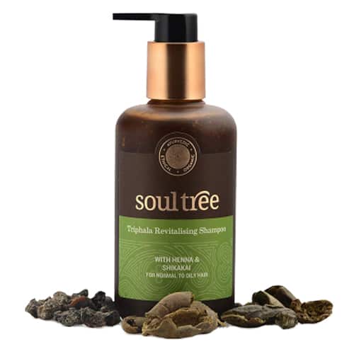 SoulTree Triphala Kına ve Shikakai ile Canlandırıcı Şampuan