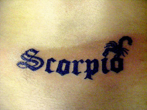 Skorpiono tatuiruotė
