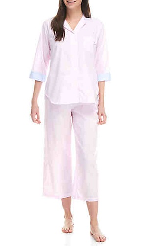 Capri Pantolon Pijama Takımı