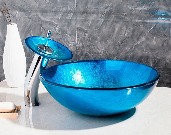 Mavi Banyo Lavabo