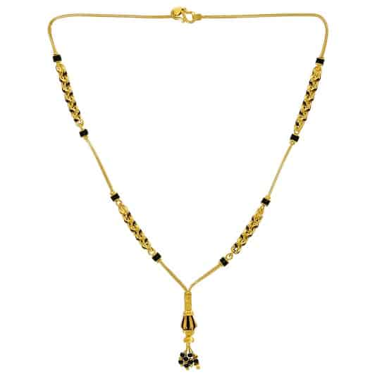 Maža išgalvota auksinė mangalsutra