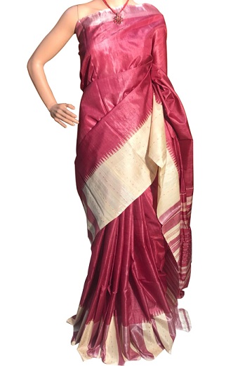 Bhagalpuri Tussar Silk Saree