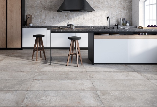 Itališkos virtuvės grindų plytelės