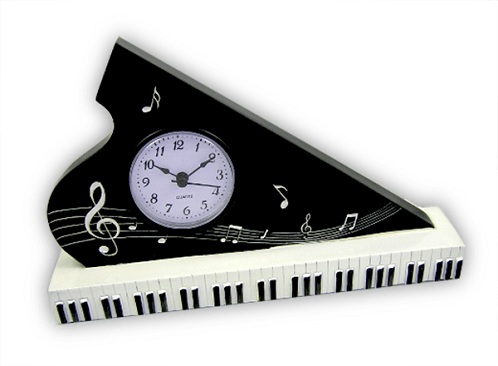 Muzikinis laikrodis fortepijonui