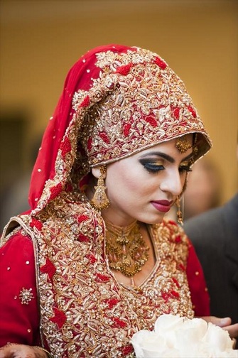 Pakistano vestuvių hidžabas