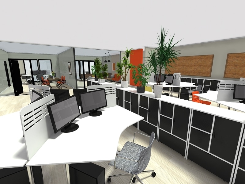 Šiuolaikiniai biuro baldų dizainai