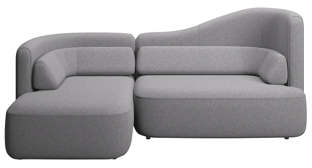 Pilka biuro sofa