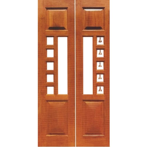 „Pooja“ kambario durų dizainas iš faneros
