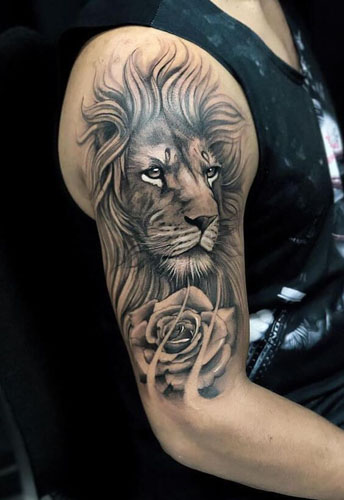 Geriausi liūto tatuiruočių dizainai