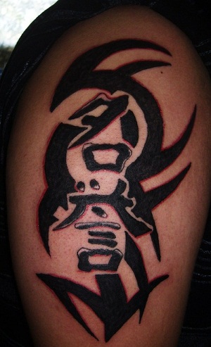 Tribal Kanji Dövme Sembolleri