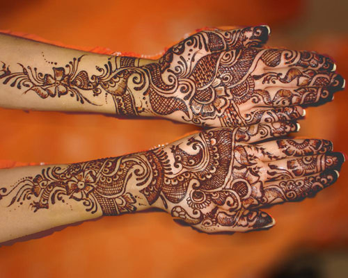 „Diwali Mehndi“ rankų dizainas