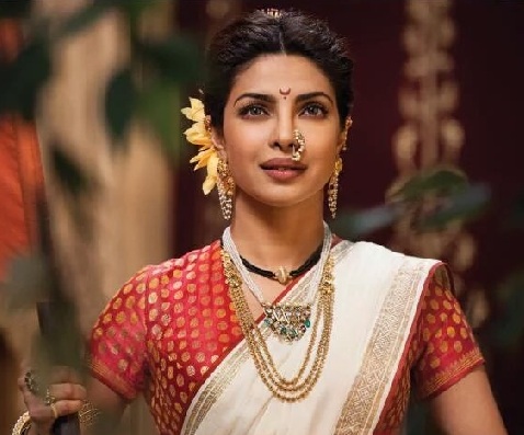 Priyanka Chopra Saree Bajirao Mastani mieste