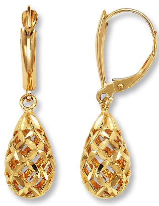 Auksiniai auksiniai auskarų papuošalai