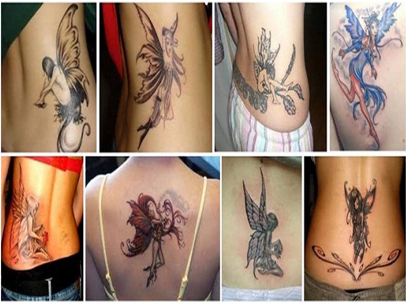 Pasakų tatuiruotės dizainas su pavadinimais ir reikšmėmis