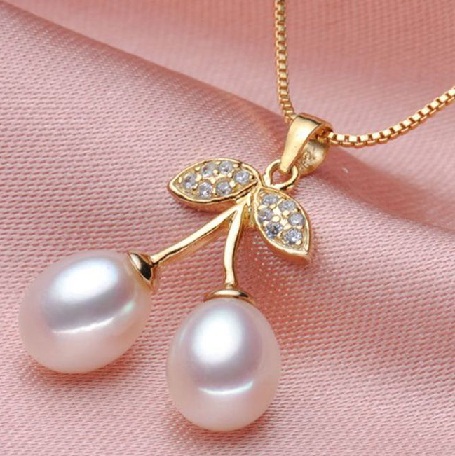 Paprasta dizainerio perlų pakabukų grandinė