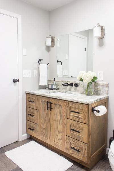 Rustik Modern Banyo Vanity