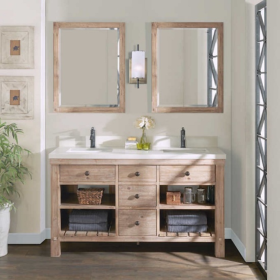 Endüstriyel Modern Banyo Vanity