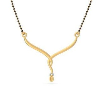 Basitçe Klasik Altın Mangalsutra