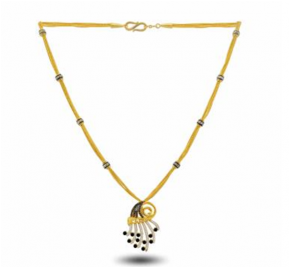 Tavus Kuşu Tüylü Trendy Mangalsutra