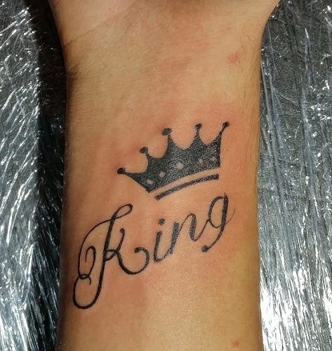 karaliaus tatuiruotės dizainas