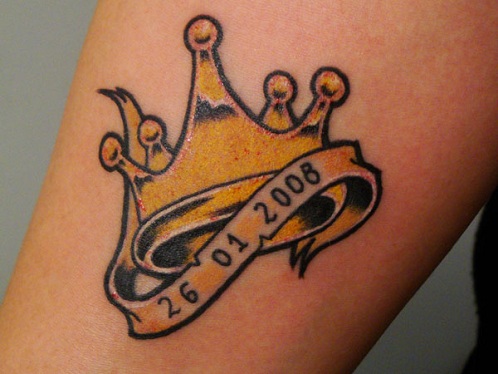 Memorialinė karaliaus tatuiruotė