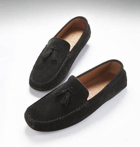 Püsküllü Siyah Loafer'lar