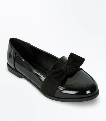 Siyah Fiyonklu Loafer'lar