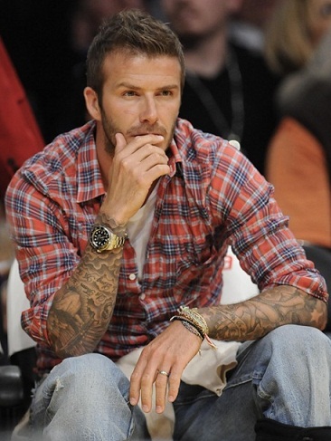 beckham dövme tasarımları
