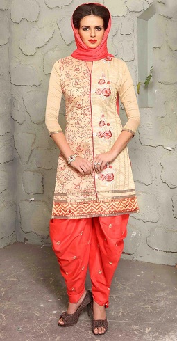 Dhoti stiliaus etninis SalwarKameez