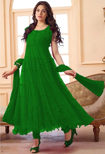 Net Anarkali Etnik Salwar Kameez