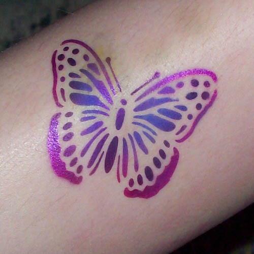 „Airbrush“ tatuiruočių dizainas mergaitėms