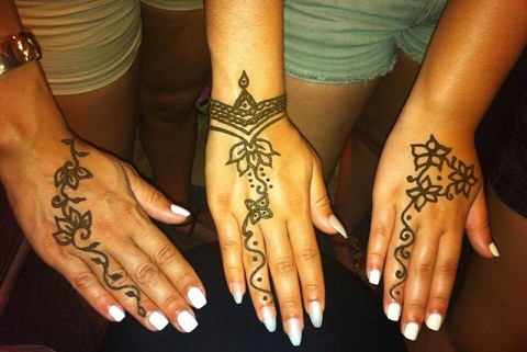 „Henna Airbrush“ tatuiruotės