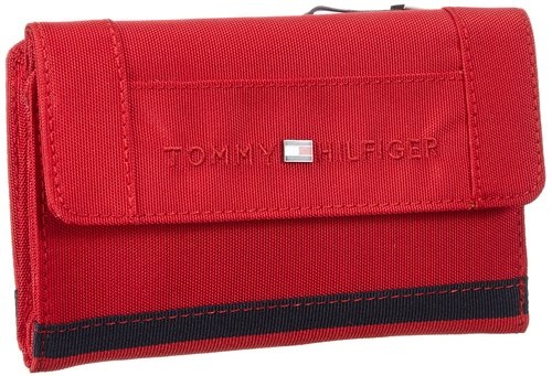 Kapaklı Kırmızı Tommy Hilfiger Cüzdan