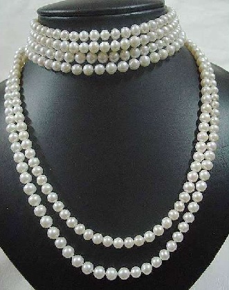 „White Pearl Choker“ karoliai